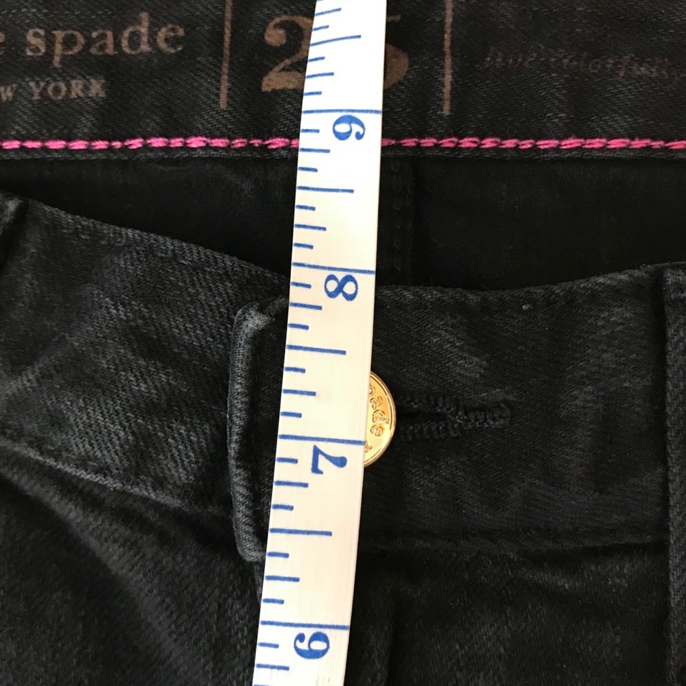 Kate Spade | Black Broome Street denim jeans 26 - Picture 5 of 7